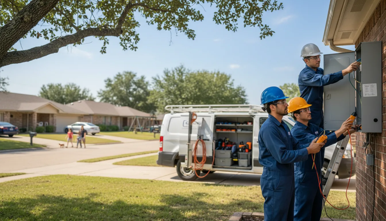 Certified electrician providing emergency electrical services in Castor, LA
